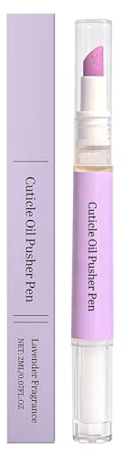 Stylo Repousse-cuticules 2 En 1 Avec Huile Nourrissante, Stylo Dissolvant De Cuticules De Précision Et Huile Fortifiante Pour Ongles Secs Et Abîmés. Soin Manucure Maison, Pour Femmes Et Filles