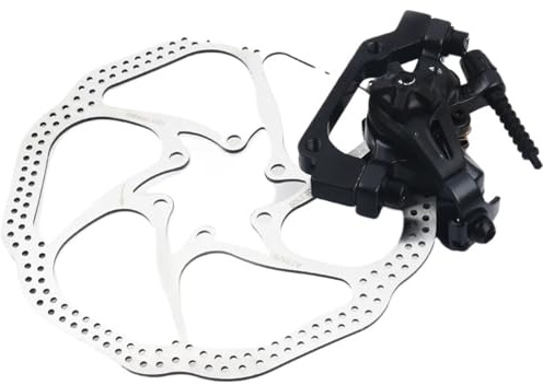 Cykelbromstrumma bakre broms  MTB-bromsar Mountainbike Dubbelkolvsdrift Skivbromsok Cykelbroms 160mm Rotor Cykeldelar cyklar bakbromstrumma (Rear Brake HS1)