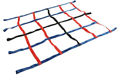 Ycauty Red de escalada para niños, 3 colores, poliéster de alta resistencia, 661 Lb capacidad de carga para familias al aire , escuelas