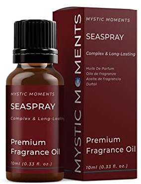 Mystic Moments | Sea Spray Fragrance Oil 10ml | Fresh Coastal Aroma for Uplifting Home Ambience | Ideal for Candles, Soaps & Diffusers