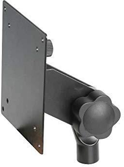 PULSE LCD‑MIC‑MNT Tilting TV Mount – Microphone Stand Adaptor for Screens up to 21, 3/8 Thread, 90° Tilt, VESA 75/100