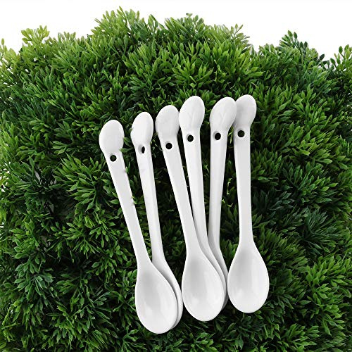 Holst Porzellan ML 004 Motivlöffel Osterei 14 cm, weiß, 6 Einheiten