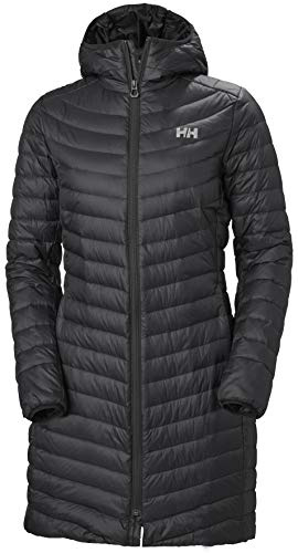 Helly-Hansen Womens W Verglas Long Down Insulator, Negro, M