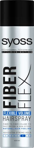 Syoss Fiberflex Flexibles Volumen Haarspray Mit Zusätzlichem Volumen Extra Strong 300ml