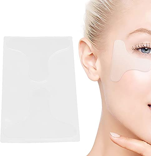 Silikon Augenpads Wiederverwendbar, Gesichts Anti Falten Pads, Anti Altern Silikon Pads, Hautglättung, Verbesserung der Augenschwellung, Straffung und Lifting der Augenhaut