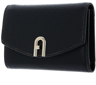 Furla Primula Compact Wallet with Zip M Nero