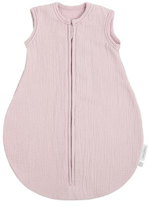 Baby's Only - Schlafsack Baby Fresh ECO - 0.6 TOG - 70 cm - Pucksack - Sommerschlafsack aus 100% Bio-Baumwolle - Strampelsack für Mädchen - 3-6 Monate - Hydrophilem Stoff - Alt Rosa