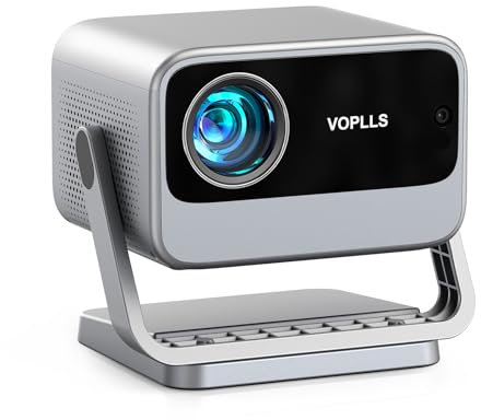 【Netflix Ufficiale & Auto Focus/Keystone】Proiettore 4K 23000LM 1080P Nativo Full HD, VOPLLS Videoproiettore WiFi 6 Bluetooth con Dolby Audio per Esterni/Home Cinema per Smartphone/HDMI/USB/AV