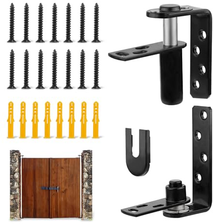 Saloon Door Hinges, Stainless Steel Double Swinging Door Hinge 180 Degree Rotation Multiple Uses Door Hinges Hardware Accessories for Saloon Bar Cafe Supplies
