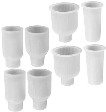 BEBEMOKO 8piezas Molde De Silicona Para Jarrón De Molde Para Maceta Para Arreglos y Manualidades y Oficina