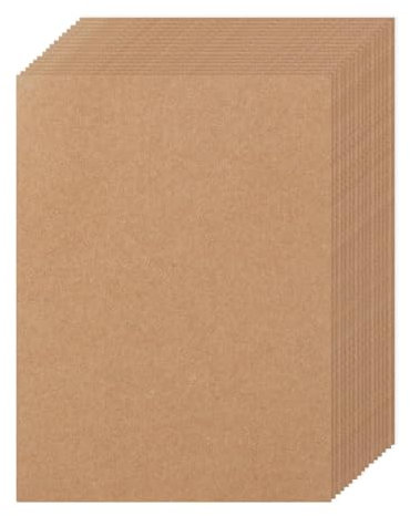 Kraftpapier Karten,200 Blätter A6 papier Brauner Bastelkarton, 10.2 x 15.2cm Blanko postkarten Karten basteln Kartonbögen für Kreative Bastelprojekten DIY Grußkarte Hochzeitskarte