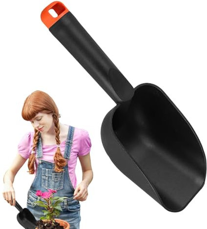 syayw Pala a Mano Cuchara de Suelo - Plantación de paletas de pala hecha a Mano | Cuchara de Alimentos para Mascotas, Herramientas de Jardín ligeras para Plantación de suelos de agricultores