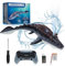 XstarG Barco Teledirigido, 2.4GHz Barcos Teledirigido RC Mosasauru con Luces LED & Agua Spray, Barcos RC Juguete de Piscina Regalo, Juguete de Dinosaurio Teledirigido para Niños y Adultos