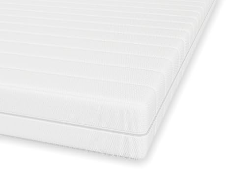 Schlaftroll Gelmatratze 90x200 H2+H3 – 7-Zonen Kaltschaum & Gel | 7-Zonen Duo-Aufbau, Kaltschaum & Gelschaum, waschbarer Bezug, ergonomisch, für Lattenrost & Boxspringbett
