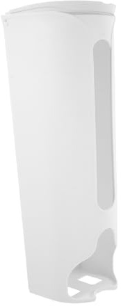 WEKAMOS Dispensador de Bolsas de Plástico Colgante Blanco para Cocina | Pp y Resina de Estireno, Pared para Bolsas de Compra y Almacenamiento, 1