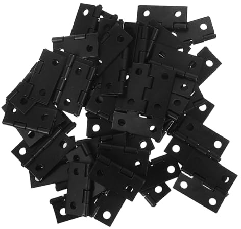 50 Pièces Mini Charnières Métalliques Rétro pour Boîtes en Bois