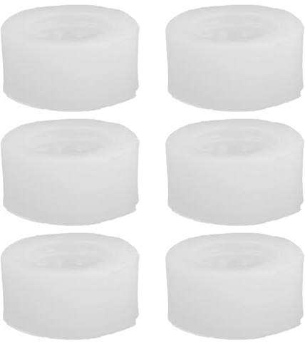 TOYZFRIENDY 6pcs Silicone Macaron Baking Mold with Precise Detailing and Easy Cleaning for Party Use and Baking Creative Non-Stick Macaron Shaped Cake Tools for DIY Candy Soap and Chocolate
