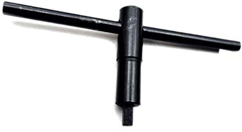 KATSU Lathe Chuck Square Wrench 17mm Square Head Key Spanner CNC Drilling Tool Accessory for Engraving Router Milling Woodworking Machines 40207317