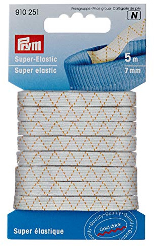Prym Super-Elastic 7 mm weiß