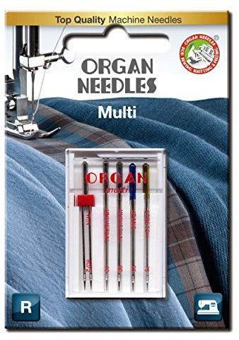 Organ Needles 5115000BL Maschinennadeln, Silber, Ein Größe, 5