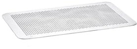 De Buyer Rettangolare in Alluminio Teglia Piatta perforatan, Lunghezza cm 30, 7368.30, Acciaio, 30 cm x 20 cm