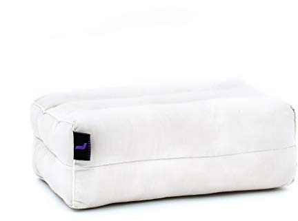 Leewadee Yoga Block Kissen - Kapok Stützkissen für Yoga, Meditation & Entspannung
