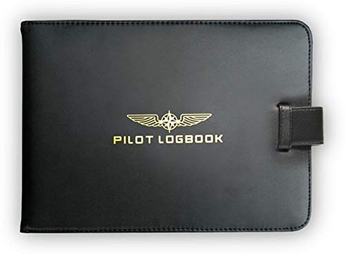 Design4Pilots Housse de protection pour carnet de vol Pilot Logbook JAR/FCL