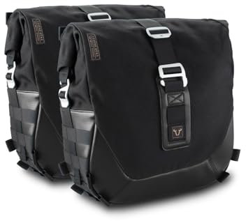 SW-MOTECH Legend Gear Side Bag System LC Black Edition for Moto Guzzi V7 III (16-) | BC.HTA.17.595.20300