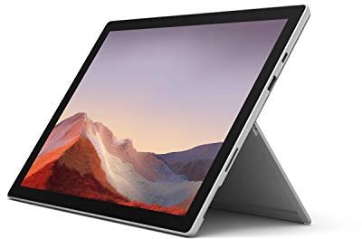 2019 Microsoft Surface Pro 7 with Intel Core i7 (12.3-inch, 16GB RAM, 256GB SSD) Platinum (Renewed)