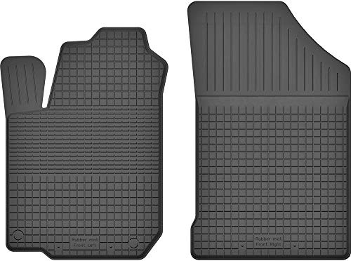 Fußmatten Vorne 2er Set für Toyota Aygo 1 2005-2014 Gummi Gumimatten