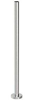Edelstahl V2 A Treppen Geländer Balkon Pfosten Stütze Steher Handlauf Rundrohr Treppe Rohr (90 cm)