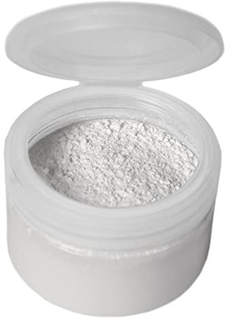 Grimas Color Puder, Farbe silber 07,40g, leicht getönter, wasserabweisender Powder zum fixieren, egalisieren, mattieren und direkten Auftragen, vegan, unparfümiert