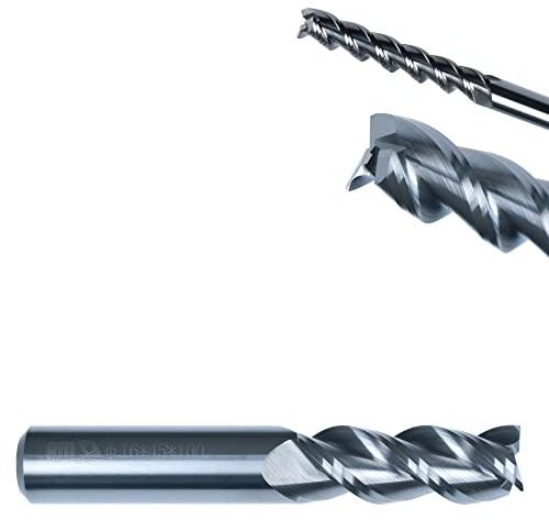 VHM Fräser Schaftfräser Alu & NE Metalle Alufräser - Ø20x 45/100mm SchaftØ 20mm