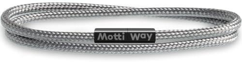 Motti Way Pulseras Para Hombre y Mujeres Con Cierre Magnético, Nauticas Pulsera De Cuerda Umpermeable Negro Unisex