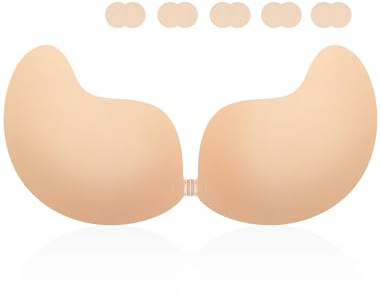 Klebe BH Push Up, Trägerloser BH Rückenfrei für große und kleine Brust | Unsichtbar und hautfreundlich — wiederverwendbarer Klebe-BH für große und kleine Brust unter rückenfreien Kleidern.