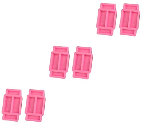 Gogogmee 6pcs Gold Brick Silicone Mold Creative Candy Mould for Baking Easy to Clean for Chocolate and Fondant Making Professional Use