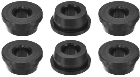 QUARKZMAN 6Pcs Pasacables Arandelas de Goma, Ojales de Cable de Goma de 23mm Agujero de Taladro, Tapones de Agujero para Cortafuegos, Proteger Cables Enchufes