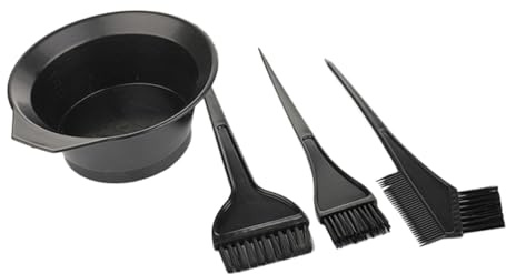 NOLITOY 4 ensembles Set de Peignes pour Teinture et Bol à Coloration Outils Professionnels pour Salon et Usage Domestique Accessoires Pratiques pour Coiffure DIY