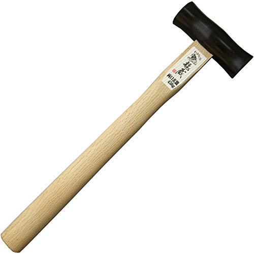 KAKURI Japanese Carpenter Hammer GENNO for Woodworking 16 oz (450g), Carpentry Hammer with Wood Handle for Chisel, Plane, Nail, Made in JAPAN