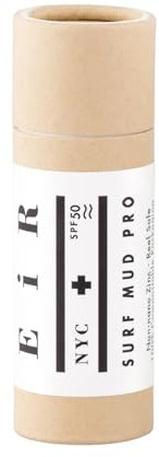 EiR NYC Organic Surf Mud Pro Sunscreen Stick - Non-Nano Zinc Oxide - Cruelty Free - Coconut, 1.5 Oz