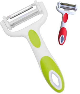 LIT Sbucciatore Universale, 3 in 1, Pelapatate Professionale, Pela Verdure e Julienne