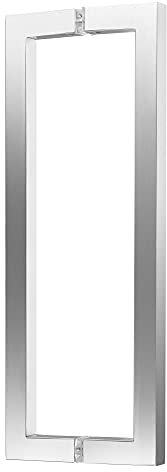 ck-tuerbeschlaege Stoßgriffpaar eckig | V2A Edelstahl matt | Lochabstand: 350 mm | Square