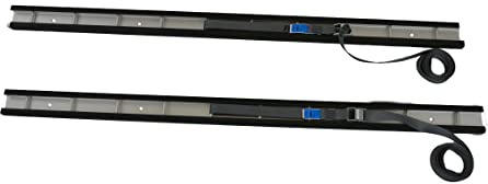 FLEXMO | Ladungssicherung | Stab (Rod) Ladungssicherungsgurt | Aluminium | Schwarz | 2 Stück je 1,00m + 2 Stück je 3,60m | LKW, Lieferwagen