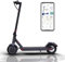 LuvTour Elektroroller mit Appanbindung inkl & LED Display, Faltbarer Electric Scooter Luftfahrtaluminium E-Scooter 7,5 Ah Li-Ion Akku | bis zu 25km Reichweite, 120kg Belastung (Schwarz)