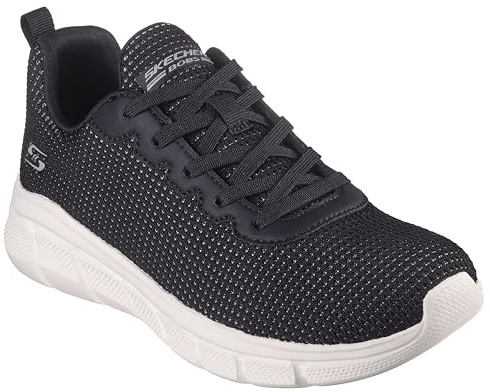 Skechers Bobs B Flex Visionary EssenceBOBS B Flex Visionary Essence, Bordo in Maglia Nera, 38 EU