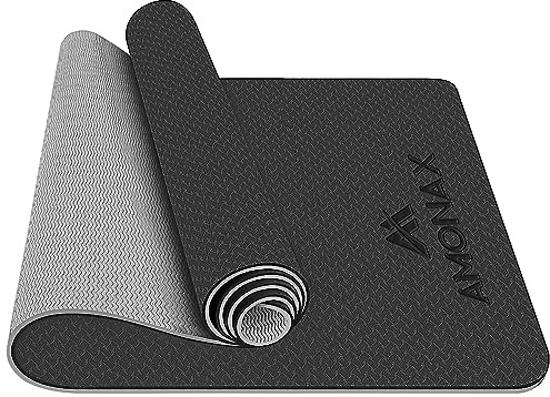 Amonax Yoga Mats, Non-Slip Large Exercise Workout Mat, 6mm Thick Travel Yoga Mat for Women, Men, Kids, Girls, Outdoor Lightweight Travel Mats