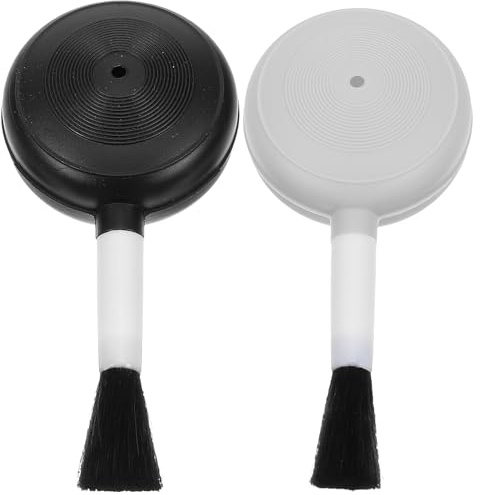 UKCOCO Souffleur d'air Portable avec Brosse Pinceau Soufflette pour Nettoyage D'Objectif Caméra Claviers Ordinateurs Téléphones Instruments De Musique 2 Pièces