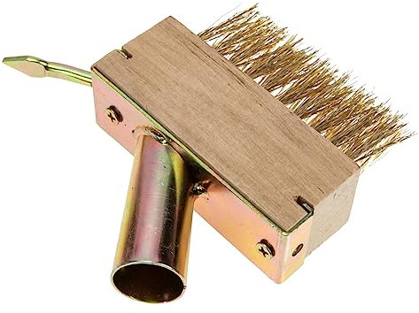 POPETPOP Brosse À Désherber Fil pour Jardinage Outil De Nettoyage pour Pavés Fissures Et Mousse Compatible avec Manche Standard
