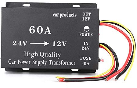 Zohisin Auto Potenza 23.0 × 16.0 × 5.0 720w 60a 24v a 12v Auto Potenza elettrica trasformatore convertitore adattatore trasformatore convertitore di potenza