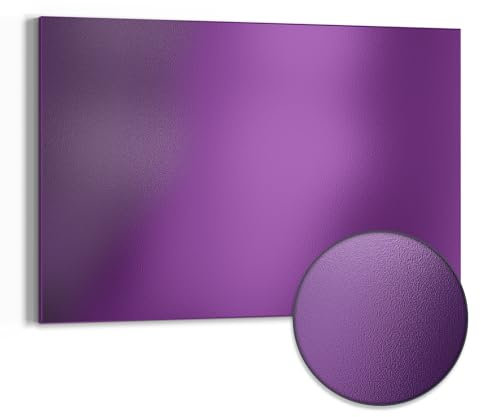 DEQORI Metall Magnettafel | 60x40 cm cm groß | Unifarben - Violett | Whiteboard für alle Magnete | Magnetboard Wand-Tafel für Küche & Büro | Design Magnetwand Pinnwand magnetisch